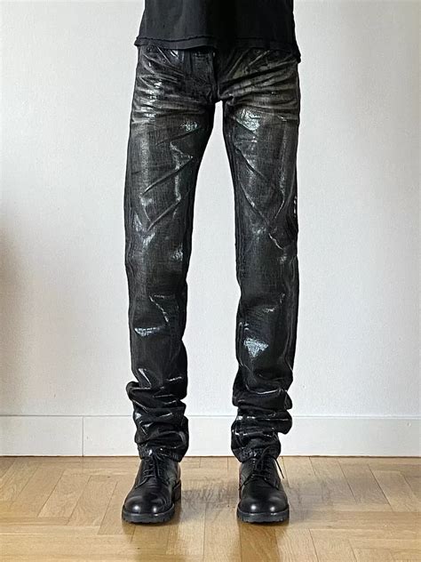 dior waxed denim